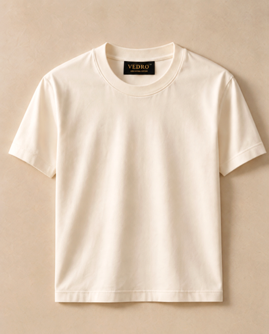Supima Cotton T-Shirt - Pearled Ivory Color