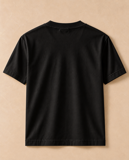 Supima Cotton T-Shirt - Midnight Black Color