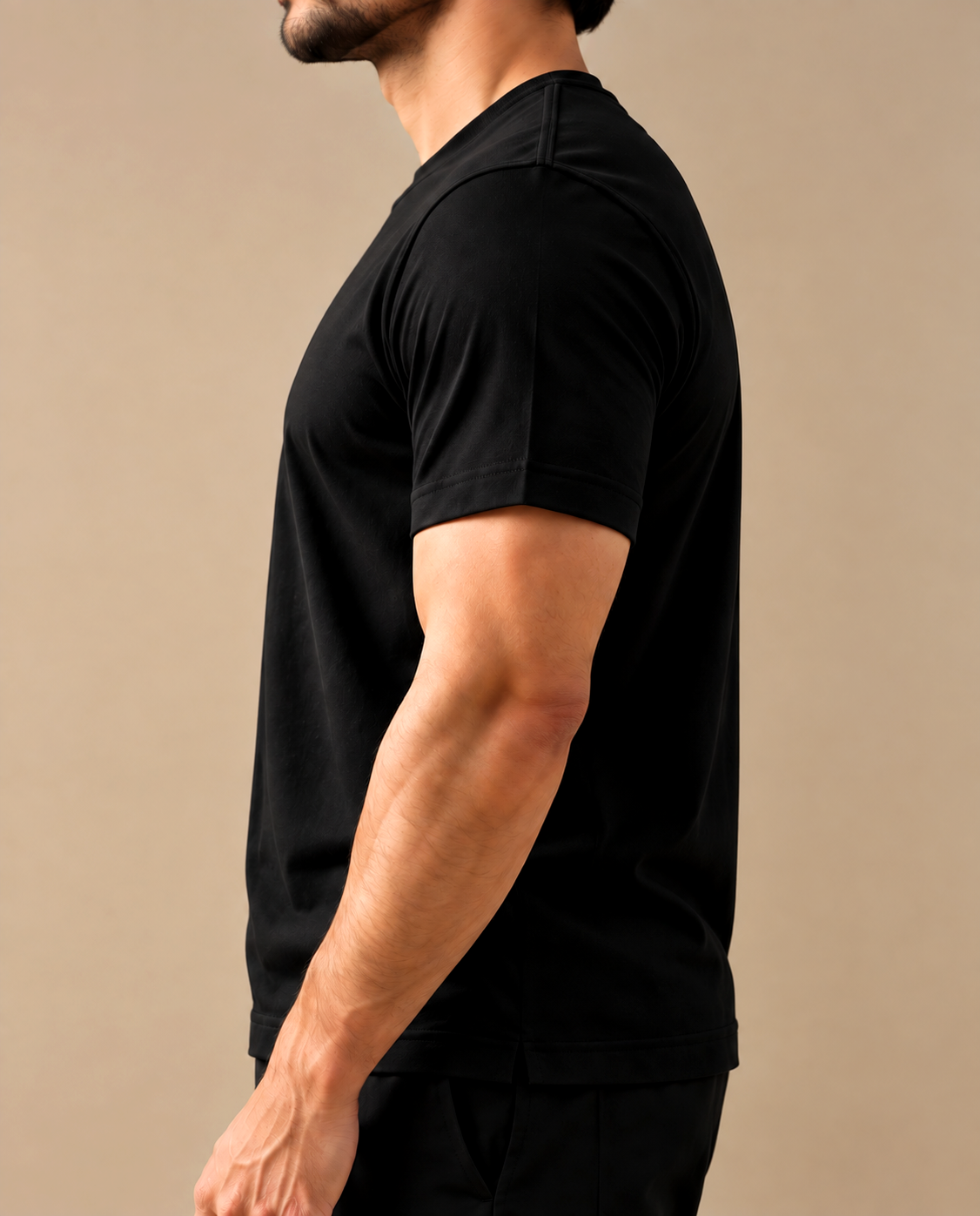 Supima Cotton T-Shirt - Midnight Black Color