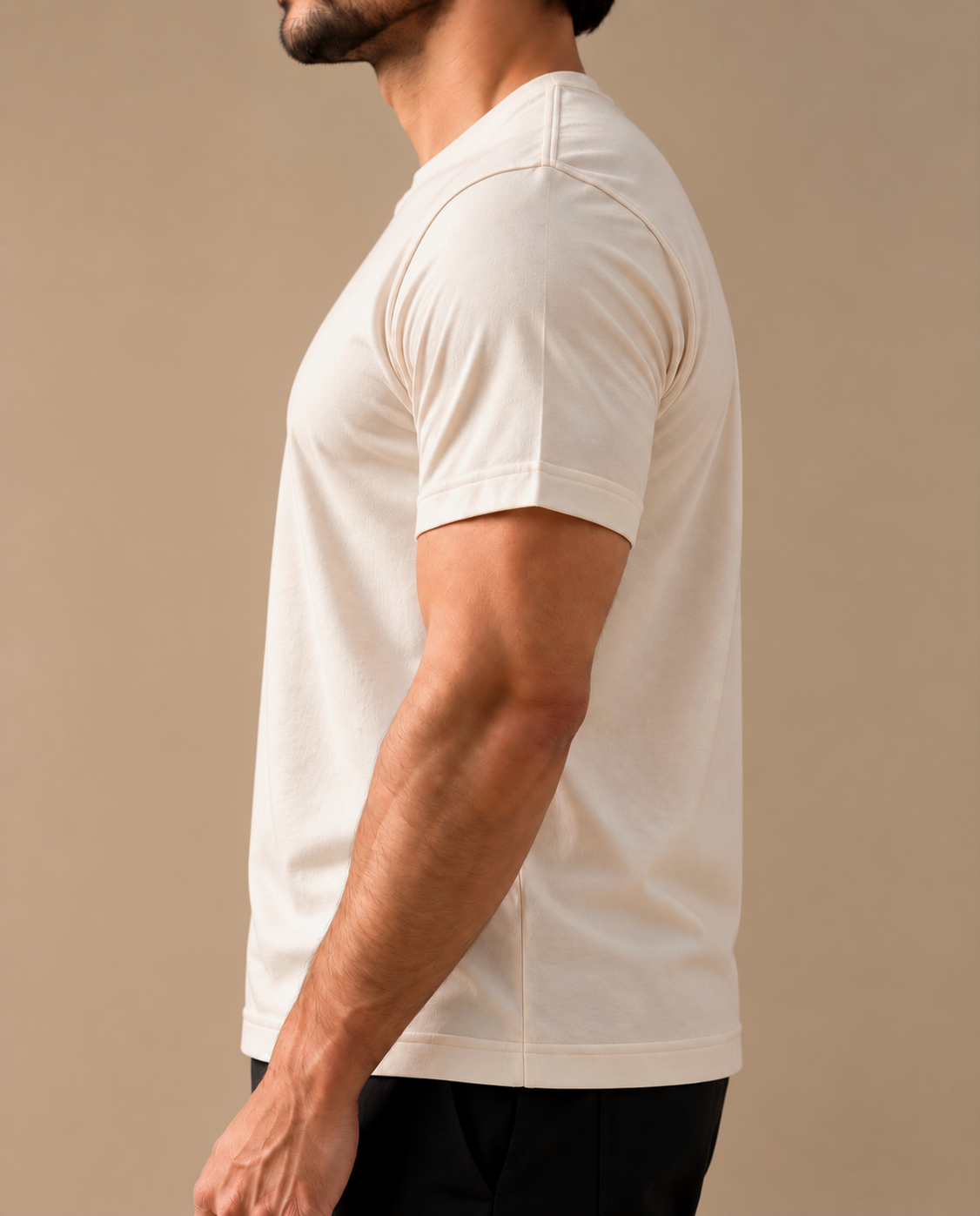 Supima Cotton T-Shirt - Pearled Ivory Color